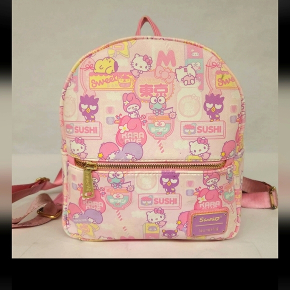 Sanrio Handbags - Loungefly Sanrio hello kitty pink mini backpack